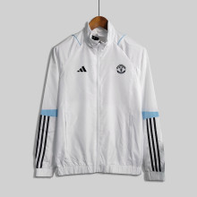 23/24 Manchester United White Windbreaker