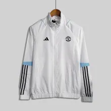 23/24 Manchester United White Windbreaker