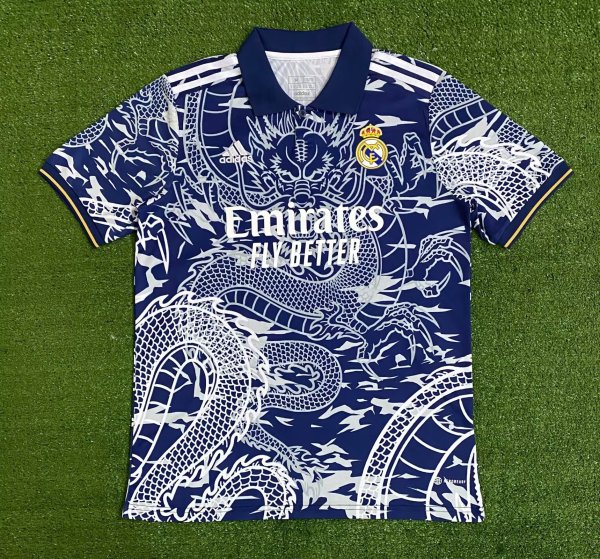 23/24 Real Madrid Special Edition Blue Fans 1:1 Quality Soccer Jersey