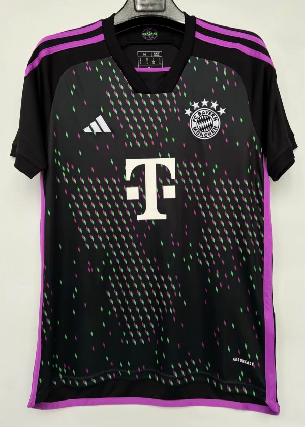 23/24 Bayern Munich Away Black Fans 1:1 Quality Soccer Jersey
