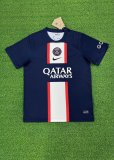22/23 PSG Paris Home Multicolor Number Edition Fans 1:1 Quality Soccer Jersey