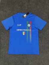 23/24 Napoli Champion Edition Blue Fans 1:1 Quality Soccer Jersey