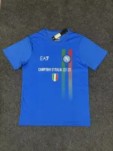 23/24 Napoli Champion Edition Blue Fans 1:1 Quality Soccer Jersey
