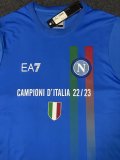 23/24 Napoli Champion Edition Blue Fans 1:1 Quality Soccer Jersey