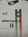 23/24 Napoli Champion Edition White Fans 1:1 Quality Soccer Jersey