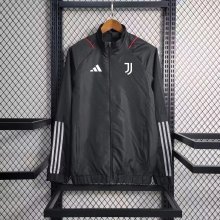 23/24 Juventus Black Windbreaker