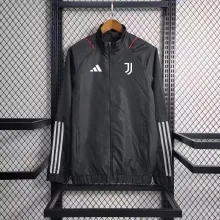 23/24 Juventus Black Windbreaker