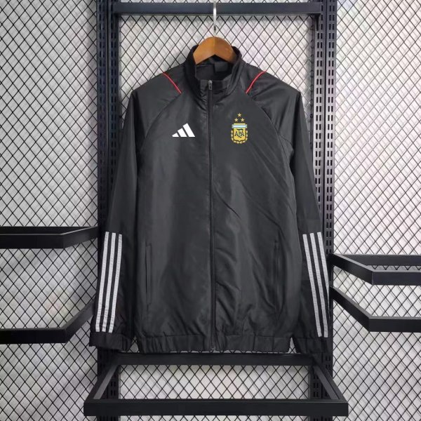 23/24 Argentina Black Windbreaker