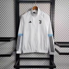 23/24 Juventus White Windbreaker