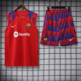23/24 Barcelona Red 1:1 Quality Training Vest（A-Set）