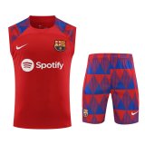 23/24 Barcelona Red 1:1 Quality Training Vest（A-Set）