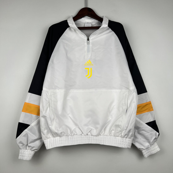 23/24 Juventus White Windbreaker（三色）