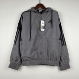 2023 Adidas Gray New Windbreaker（袖子大阿迪款）