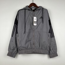 2023 Adidas Gray New Windbreaker（袖子大阿迪款）