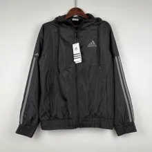 2023 Adidas Black New Windbreaker（袖子小阿迪款）