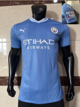 23/24 Manchester City Home Player 1:1 Quality Soccer Jersey With CHAMPIONS#23 Printing