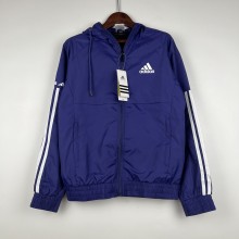 2023 Adidas Blue New Windbreaker