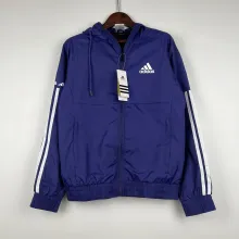 2023 Adidas Blue New Windbreaker