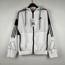 2023 Adidas White New Windbreaker（袖子大阿迪款）