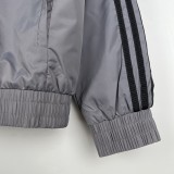 2023 Adidas Gray New Windbreaker（袖子小阿迪款）