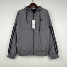 2023 Adidas Gray New Windbreaker（袖子小阿迪款）