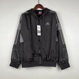 2023 Adidas Black New Windbreaker（袖子大阿迪款）