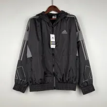 2023 Adidas Black New Windbreaker（袖子大阿迪款）