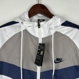 2023 Nike White-Gray New Windbreaker