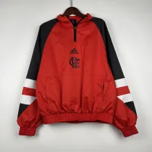 23/24 Flamengo Red Windbreaker（袖子黑色）