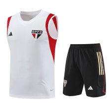 23/24 Sao Paulo White 1:1 Quality Training Vest（A-Set）