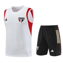 23/24 Sao Paulo White 1:1 Quality Training Vest（A-Set）