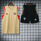 23/24 Sao Paulo Yellow 1:1 Quality Training Vest（A-Set）