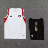23/24 Sao Paulo White 1:1 Quality Training Vest（A-Set）