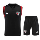 23/24 Sao Paulo Black 1:1 Quality Training Vest（A-Set）