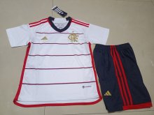 23/24 Flamengo Away Kids Soccer Jersey