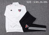 23/24 Sao Paulo White Jacket Tracksuit 1:1 Quality