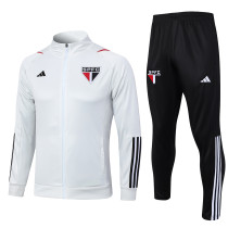 23/24 Sao Paulo White Jacket Tracksuit 1:1 Quality