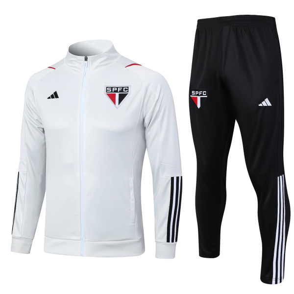 23/24 Sao Paulo White Jacket Tracksuit 1:1 Quality