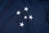 23/24 Cruzeiro Blue Jacket Tracksuit 1:1 Quality