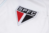 23/24 Sao Paulo White Jacket Tracksuit 1:1 Quality