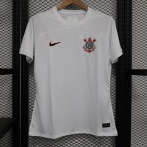 23/24 Corinthians Home White 1:1 Quality Women Soccer Jersey