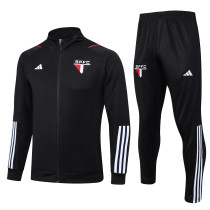 23/24 Sao Paulo Black Jacket Tracksuit 1:1 Quality