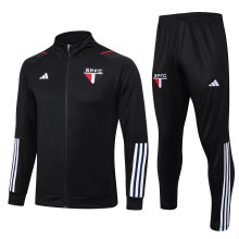 23/24 Sao Paulo Black Jacket Tracksuit 1:1 Quality