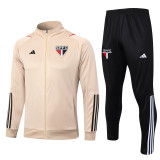 23/24 Sao Paulo Yellow Jacket Tracksuit 1:1 Quality