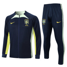 23/24 Brazil Blue Jacket Tracksuit 1:1 Quality