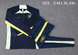 23/24 Brazil Blue Jacket Tracksuit 1:1 Quality