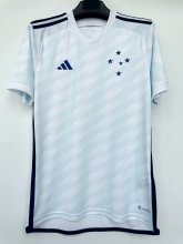 23/24 Cruzeiro Away White Fans 1:1 Quality Soccer Jersey