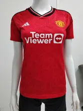23/24 Manchester United Home Red 1:1 Quality Women Soccer Jersey
