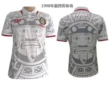 1998 Mexico Away Fans 1:1 Retro Soccer Jersey