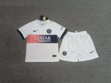 23/24 PSG Paris Away 1:1 Quality Kids Soccer Jersey